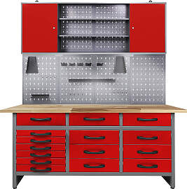 Werkstatt-Set ONDIS24 "Konny", rot (rot, 