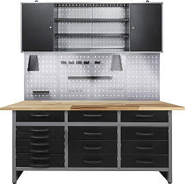 Werkstatt-Set ONDIS24 "Konny", schwarz
