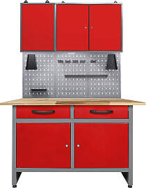 Werkstatt-Set ONDIS24, rot (anthrazit, rot),