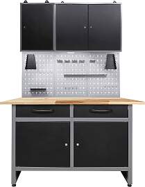 Werkstatt-Set ONDIS24, schwarz (anthrazit,