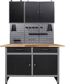 Werkstatt-Set ONDIS24, schwarz (anthrazit,