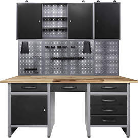 Werkstatt-Set ONDIS24, schwarz (anthrazit,