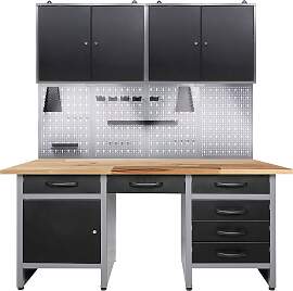 Werkstatt-Set ONDIS24, schwarz (anthrazit,