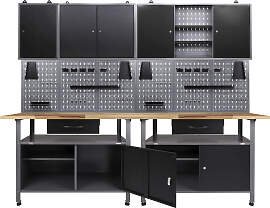 Werkstatt-Set ONDIS24, schwarz (anthrazit,