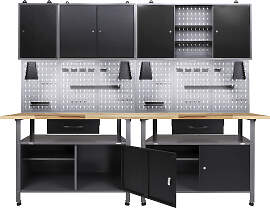 Werkstatt-Set ONDIS24, schwarz (anthrazit,