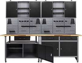 Werkstatt-Set ONDIS24, schwarz (anthrazit,