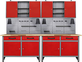 Werkstatt-Set ONDIS24 "Werner", rot,