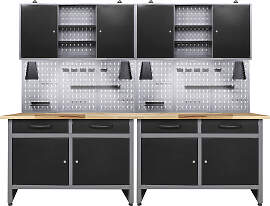 Werkstatt-Set ONDIS24 "Werner", schwarz, 