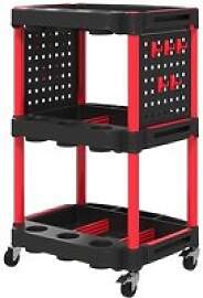 Werkstattwagen schwarz B/H/L: ca. 47,5x89x56,5 cm