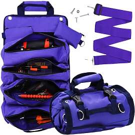 Werkzeug-Organizer-Tasche, faltbar, aufrollbar,