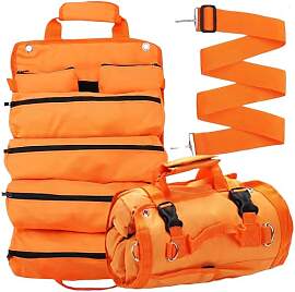 Werkzeug-Organizer-Tasche, faltbar, aufrollbar,