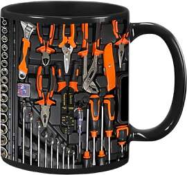 Werkzeugkasten Kaffeebecher | 350ml Keramik