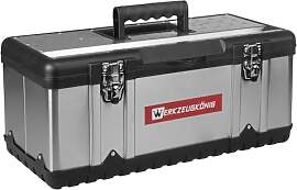 Werkzeugkönig® Werkzeugkoffer leer Edelstahl 58
