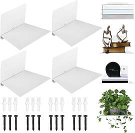 Weskjer 4er-Set Floating Shelves, Schwebendes