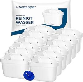 Wessper Wasserfilter Kartuschen Satz mit 12 Stück 