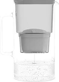 Wessper Wasserfilterkanne aus Glas 3L - Kompatibel 