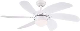 Westinghouse - Deckenventilator Turbo Swirl weiß, 