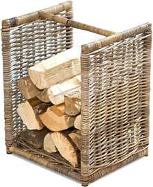 WESTMANN Kaminholzkorb Costa | 40x36x50 cm Natur | 