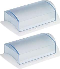 Westmark 2 Tisch-Butterdosen mit Skala,