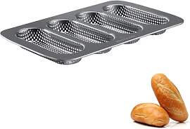 Westmark Baguette Backform, Für 4 Baguettes oder
