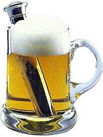 Westmark Bierwärmer mit Halter, Länge: 16 cm,