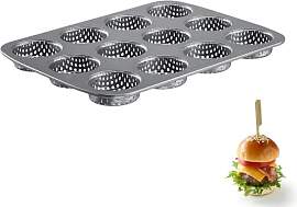 Westmark Burger Brötchen Backform, Für 12 Burger 