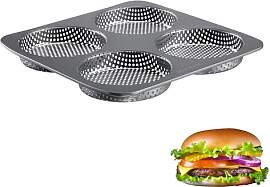 Westmark Burger Brötchen Backform, Für 4 Burger