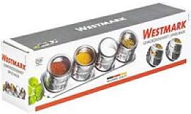 WESTMARK Gewürzregal silber, 5-tlg., 1 Set