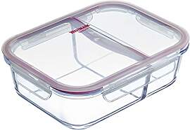 Westmark Glas-Frischhaltedose, mit 2 Fächern und