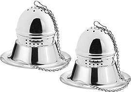 Westmark Tee-Set: 2 Tee-Eier, oval, ø 4 cm + 2