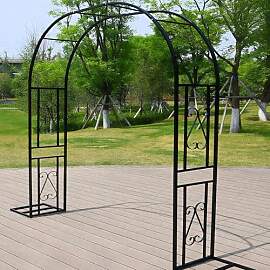 Wetsfgdg Gartenbogen aus Metall,Rosenbogen Metall, 