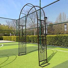 Wetsfgdg Rosenbogen Metall,Gartenbogen aus