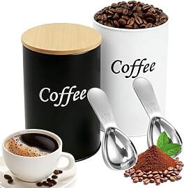 WhaleO 2 Stück Kaffeedose Luftdicht 500g mit