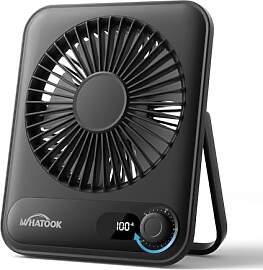 WHATOOK USB Ventilator Leiser: Stufenlos 1-100