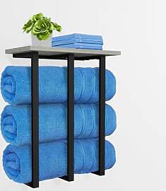 Whimsii Handtuchhalter zur Wandmontage mit Regal,