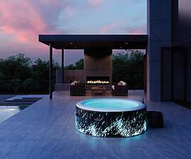 Whirlpool INTEX "Glow Deluxe", bunt,