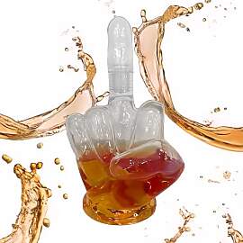 Whiskey Geschenke für Männer, Mittelfinger Deko, 