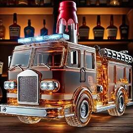 Whiskyflasche in Form eines Feuerwehrautos, 300
