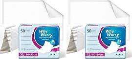 WhyWorry Inkontinenz Bettunterlage 60 x 90 cm,