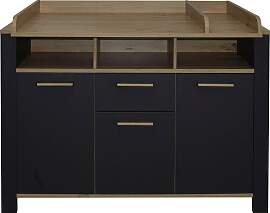 Wickelkommode MÄUSBACHER, anthrazit matt lack,