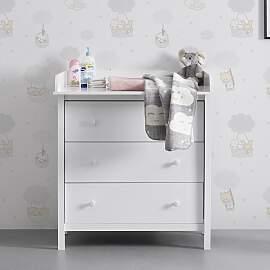 Wickelkommode Marie ca. 90x100 cm Weiß