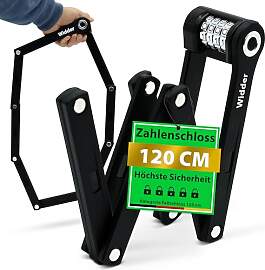 WIDDER 120cm Extrem Sicheres Fahrradschloss