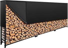 WIELS® Brennholzregal außen 300x25x115cm,