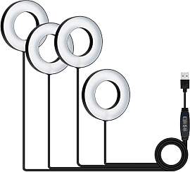 Wigearss 4 Stück Pflanzenlampe LED Vollspektrum,