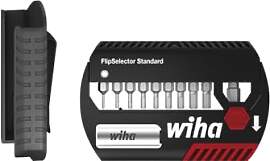 Wiha Bit Set FlipSelector Standard 25 mm Sechskant 