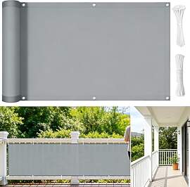 wiipara Balkon Sichtschutz Wetterfest 90x500cm,