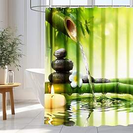 wiipara Duschvorhang 180x180cm, Wasserfeste