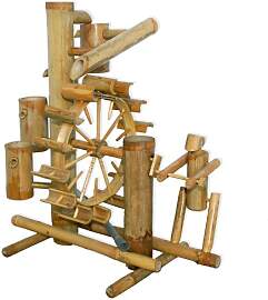 Wilai Bambus Wasserspiel Gartendeko Brunnen