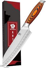 WILDMOK 18cm Santoku Messer Asiatischer Art,