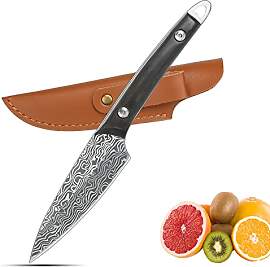 WILDMOK Obstmesser Schälmesser Edelstahl 9.2cm,